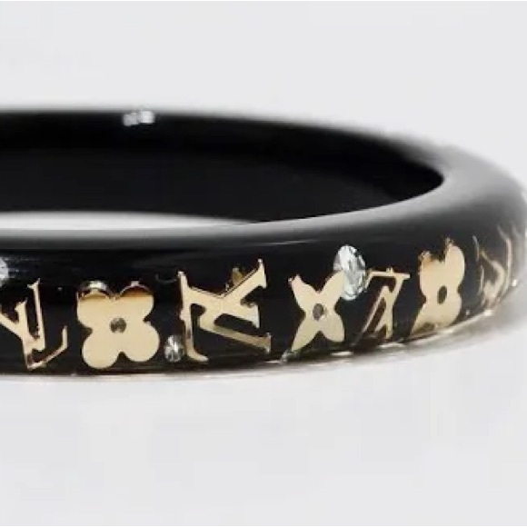 Beautiful perfect condition vintage Louis Vuitton resin inclusion bangle - Picture 5 of 5